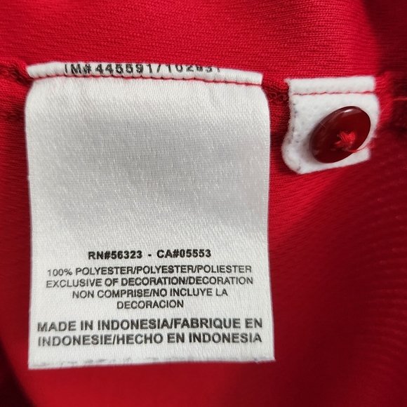 Nike Shirt Mens XL Red San Francisco 49ers On field Dri Fit Polo  Top NFL - Picture 8 of 10